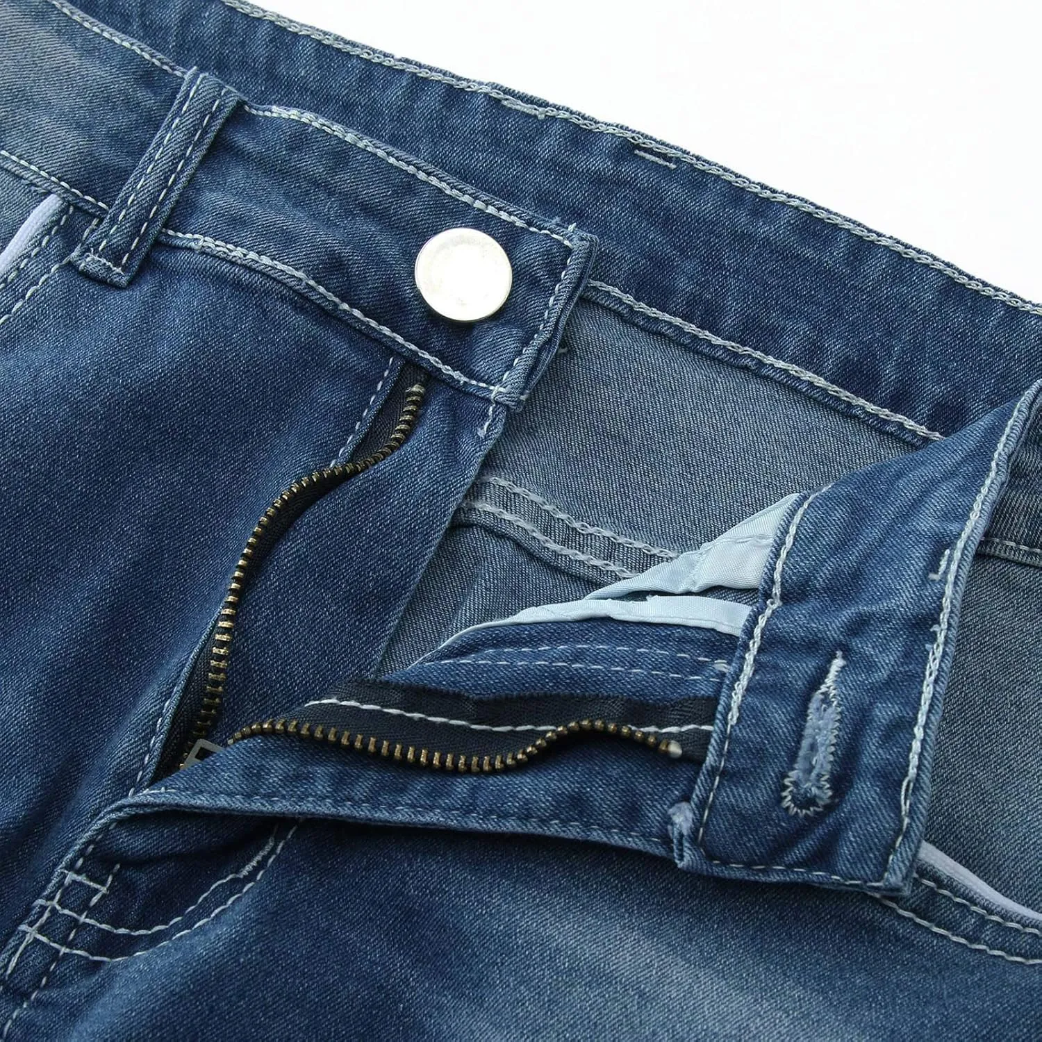 aihihe Mens Pants 40x32 Jeans Mens Jeans Slim fit Straight Leg Mens Tapered Stretch Jeans Cool Jeans for Men Big and Tall