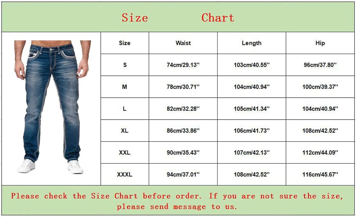aihihe Mens Pants 40x32 Jeans Mens Jeans Slim fit Straight Leg Mens Tapered Stretch Jeans Cool Jeans for Men Big and Tall