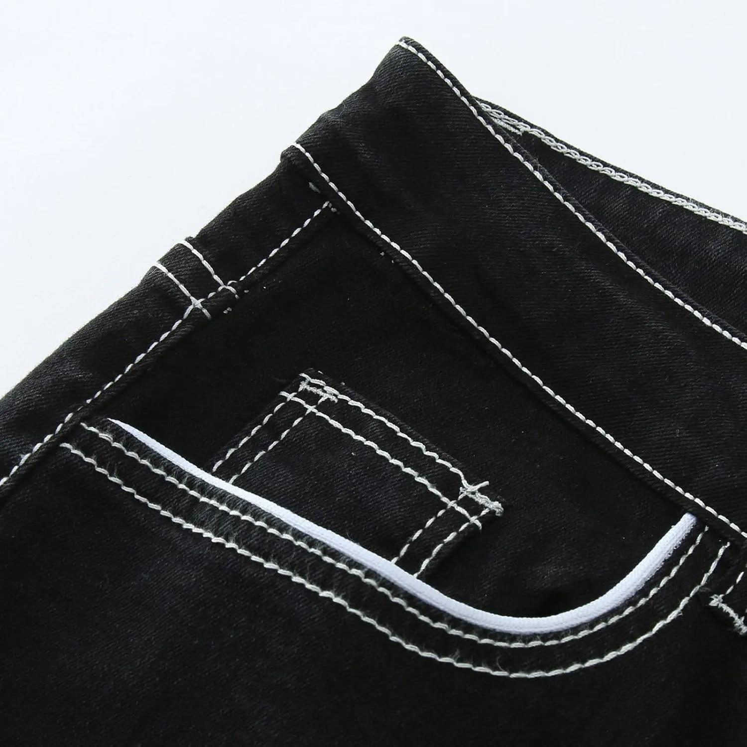 aihihe Mens Pants 40x32 Jeans Mens Jeans Slim fit Straight Leg Mens Tapered Stretch Jeans Cool Jeans for Men Big and Tall