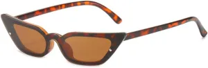 Cat Eye Sunglasses Women One Piece Sun Glasses Female Vintage Punk Eyeglasses UV400