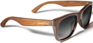cloudfield Wood Frame Sunglasses for Men and Women with 9-Layer Polarized Lenses and Double Layer of UV Blocking Coating