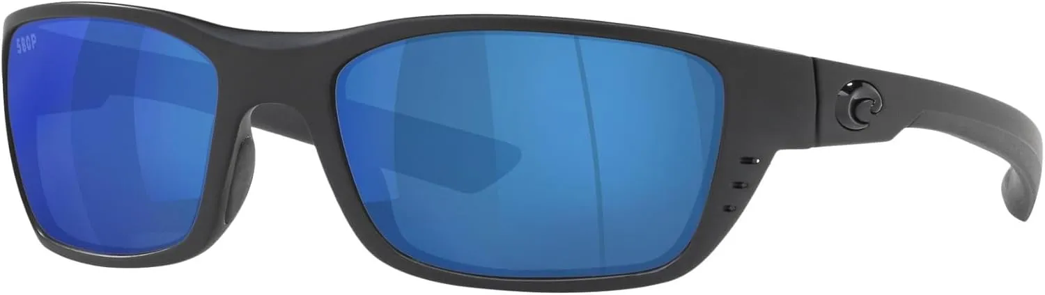 Costa Del Mar Sunglasses for Men -Whitetip Mens Polarized Sunglasses - Fishing, Boating & Beach UV Protection - Size 58, 580P