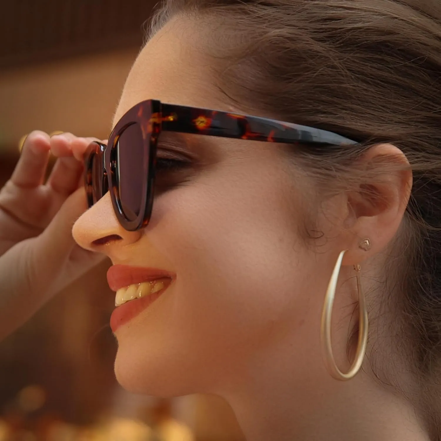 Dollger Retro Cat Eye Sunglasses Women Men Vintage Square Tortoise Shell Fashion Cateye Sunglasses