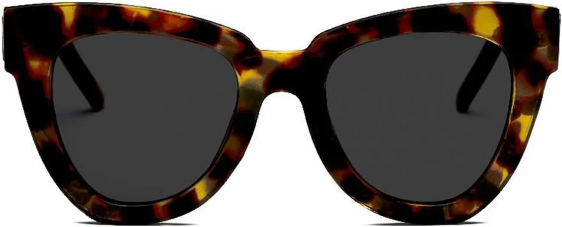Dollger Retro Cat Eye Sunglasses Women Men Vintage Square Tortoise Shell Fashion Cateye Sunglasses