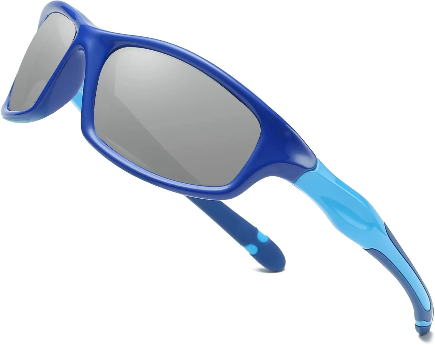 DUCO Kids Sunglasses Boys Girls Sports Polarized Sunglasses Youth Baseball Sunglasses for Kids UV Protection Age 6-10 K006