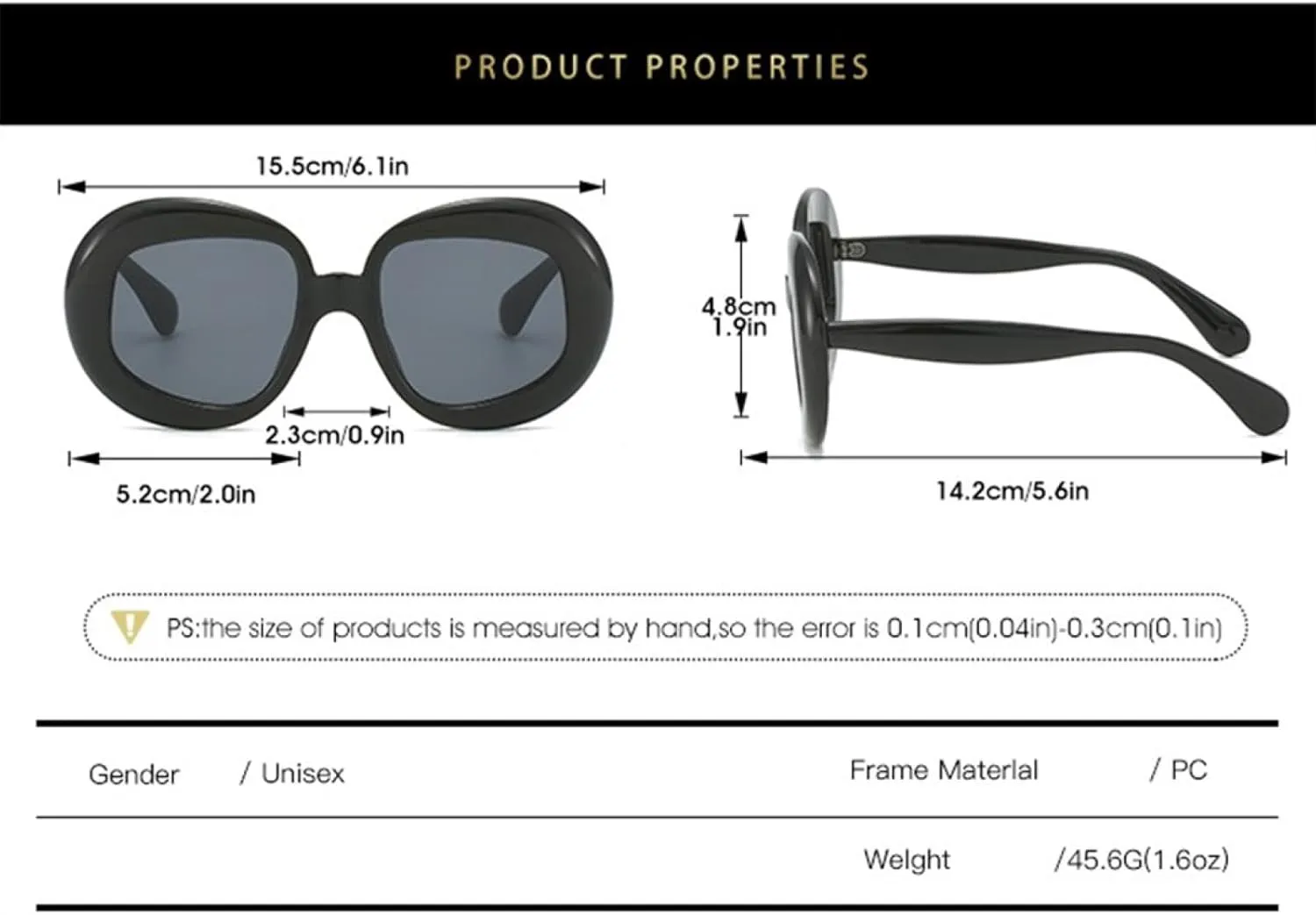 Fashion Color Women Sunglasses Retro Clear Gradient Lens Shades Uv400 Men Punk Sun Glasses