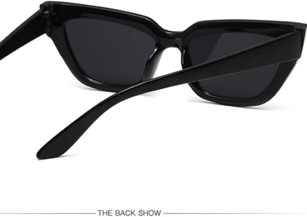 Fashion Vintage Square Sunglasses Women Retro Cat Eye Small Frame Sun Glasses For Female Travel Style