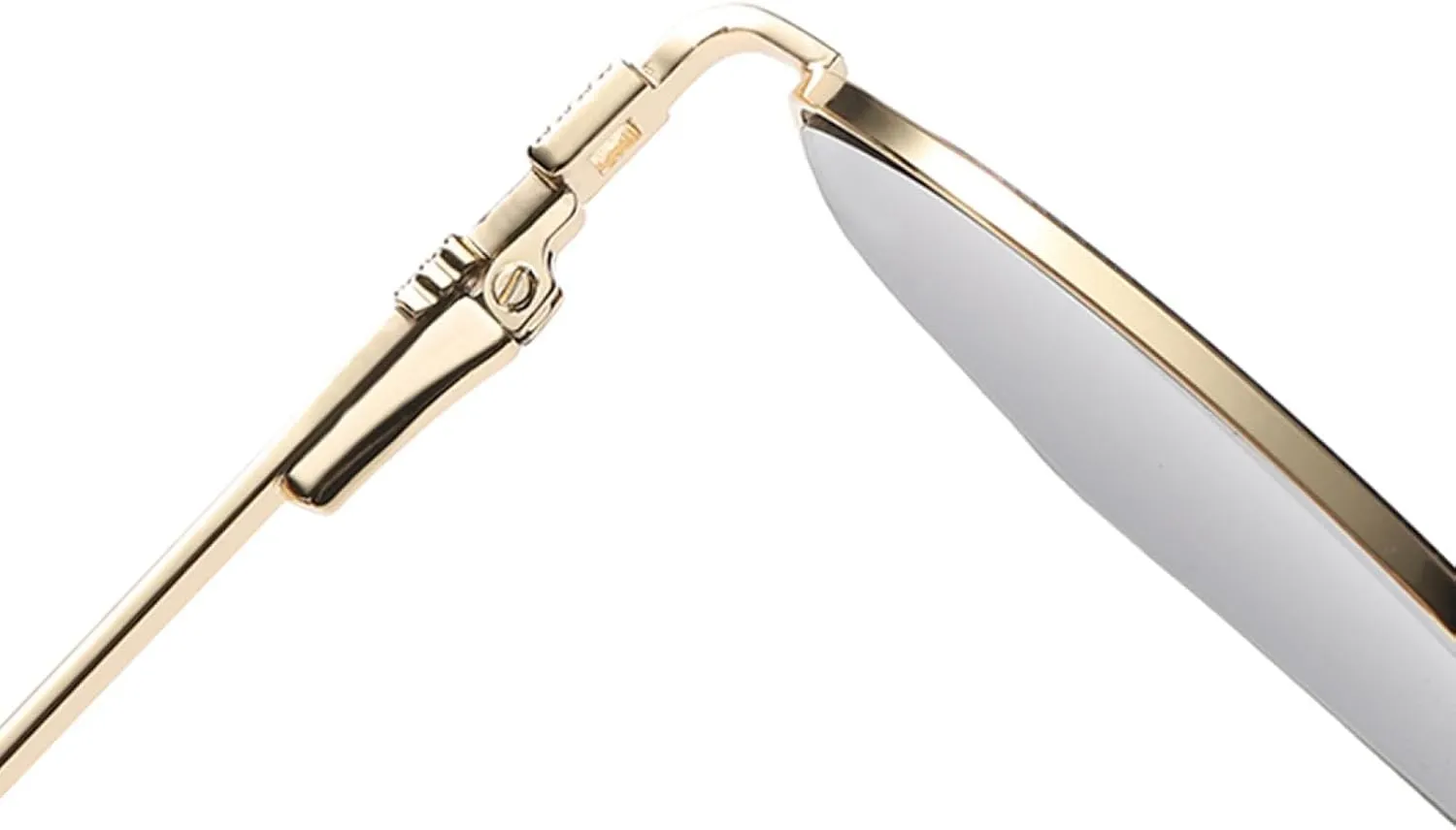 Frame Sunglasses Blue Brown Metal Sun Glasses Female Male