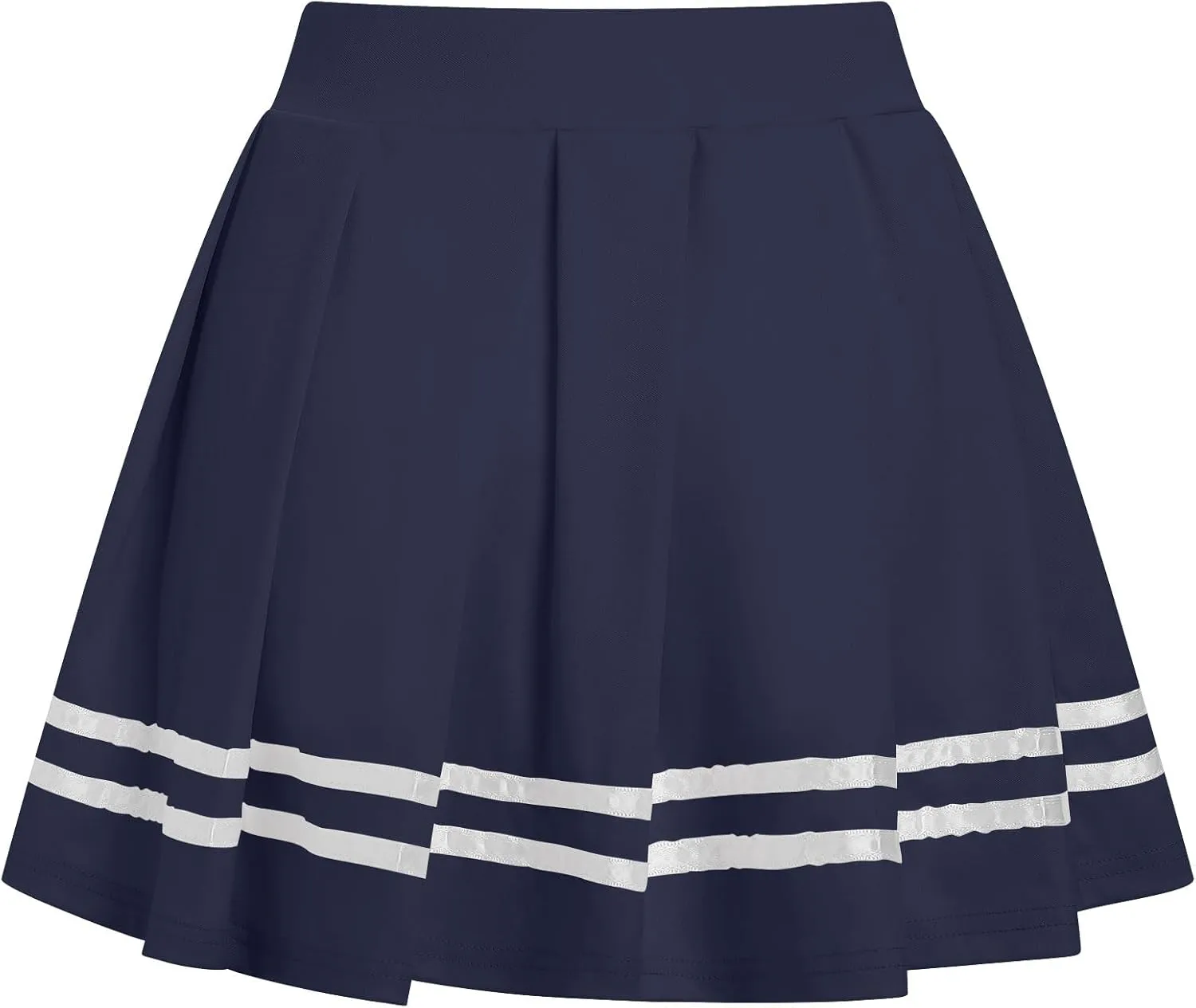FYMNSI Women's Mini Pleated Skirt Retro High Waist School Girl Skirt Cheerleader Skirts Japanese Uniform Skirt Rave Bottoms