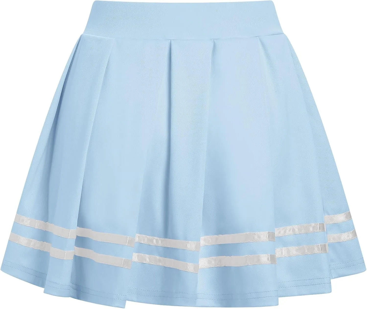 FYMNSI Women's Mini Pleated Skirt Retro High Waist School Girl Skirt Cheerleader Skirts Japanese Uniform Skirt Rave Bottoms