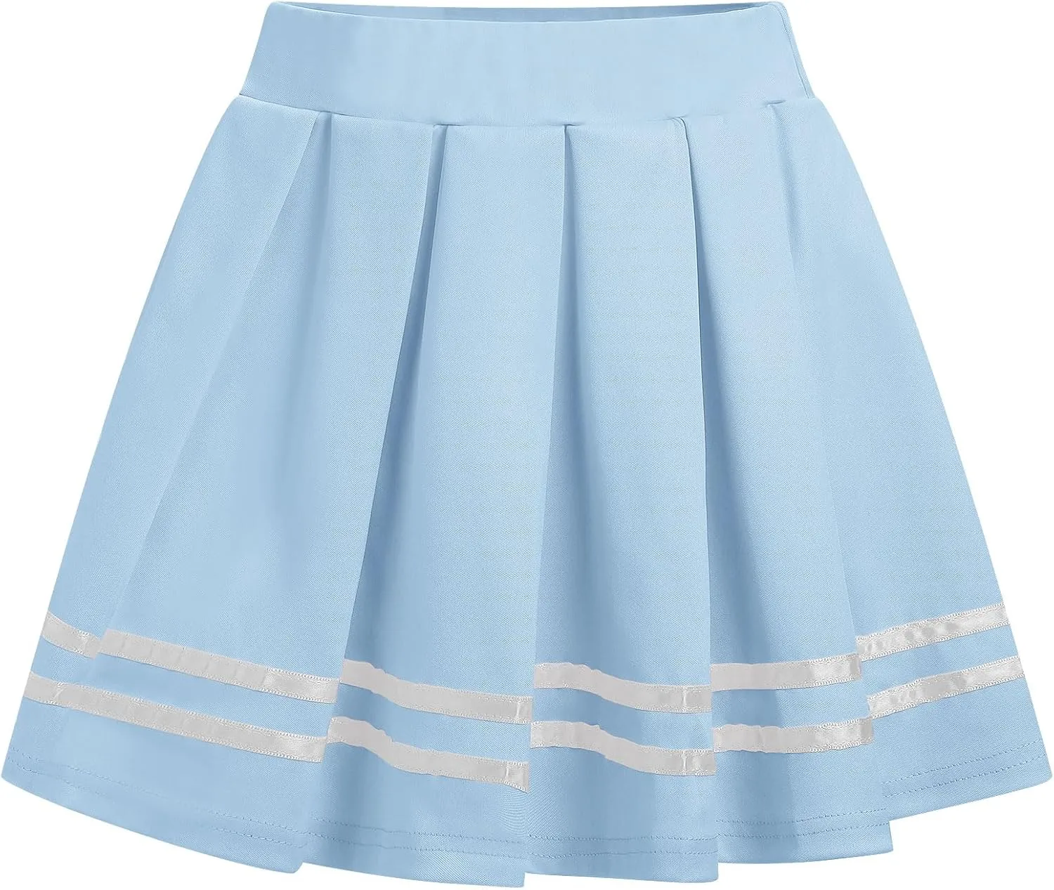FYMNSI Women's Mini Pleated Skirt Retro High Waist School Girl Skirt Cheerleader Skirts Japanese Uniform Skirt Rave Bottoms