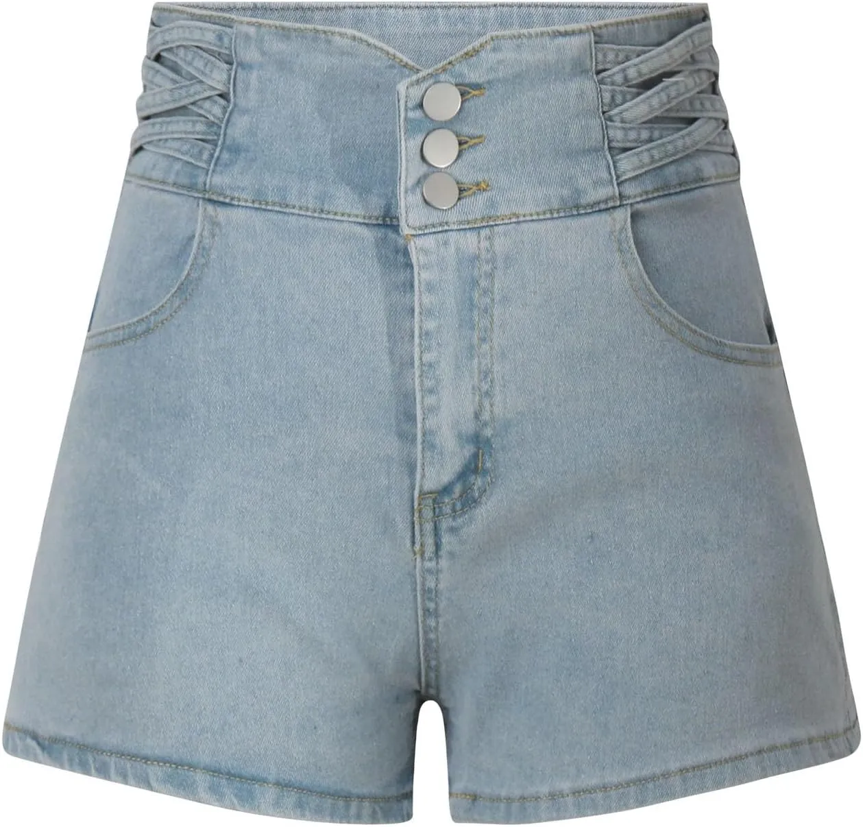 High Waisted Shorts Women Vacation Slim Fit Denim Shorts Trendy Jean Shorts Womens Summer Casual Mom Shorts