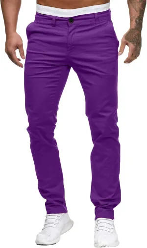Jeans for Men Slim Fit Skinny Stretch Comfy Jeans Denim Pants Casual Straight Leg Full Length Trousers with Pocket