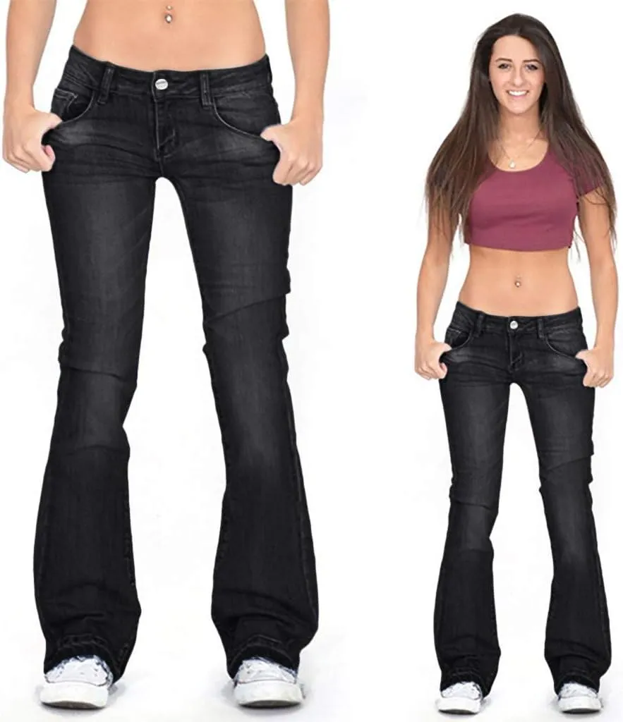 Jeans for Women High Waist Jeans Mid Womens Poket Lace Denim Casual Women's Jeans Stretch Jeans for Women Jeans for