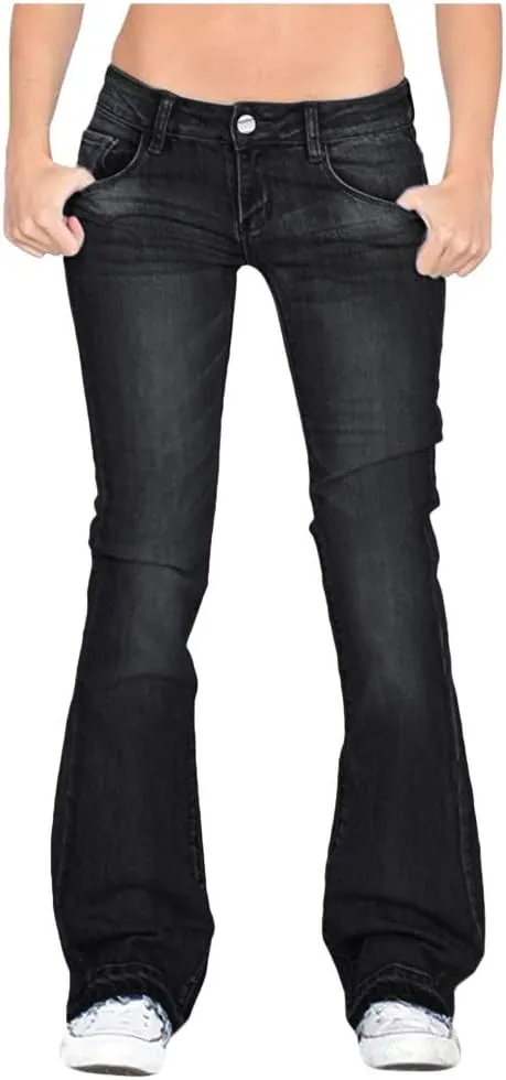Jeans for Women High Waist Jeans Mid Womens Poket Lace Denim Casual Women's Jeans Stretch Jeans for Women Jeans for