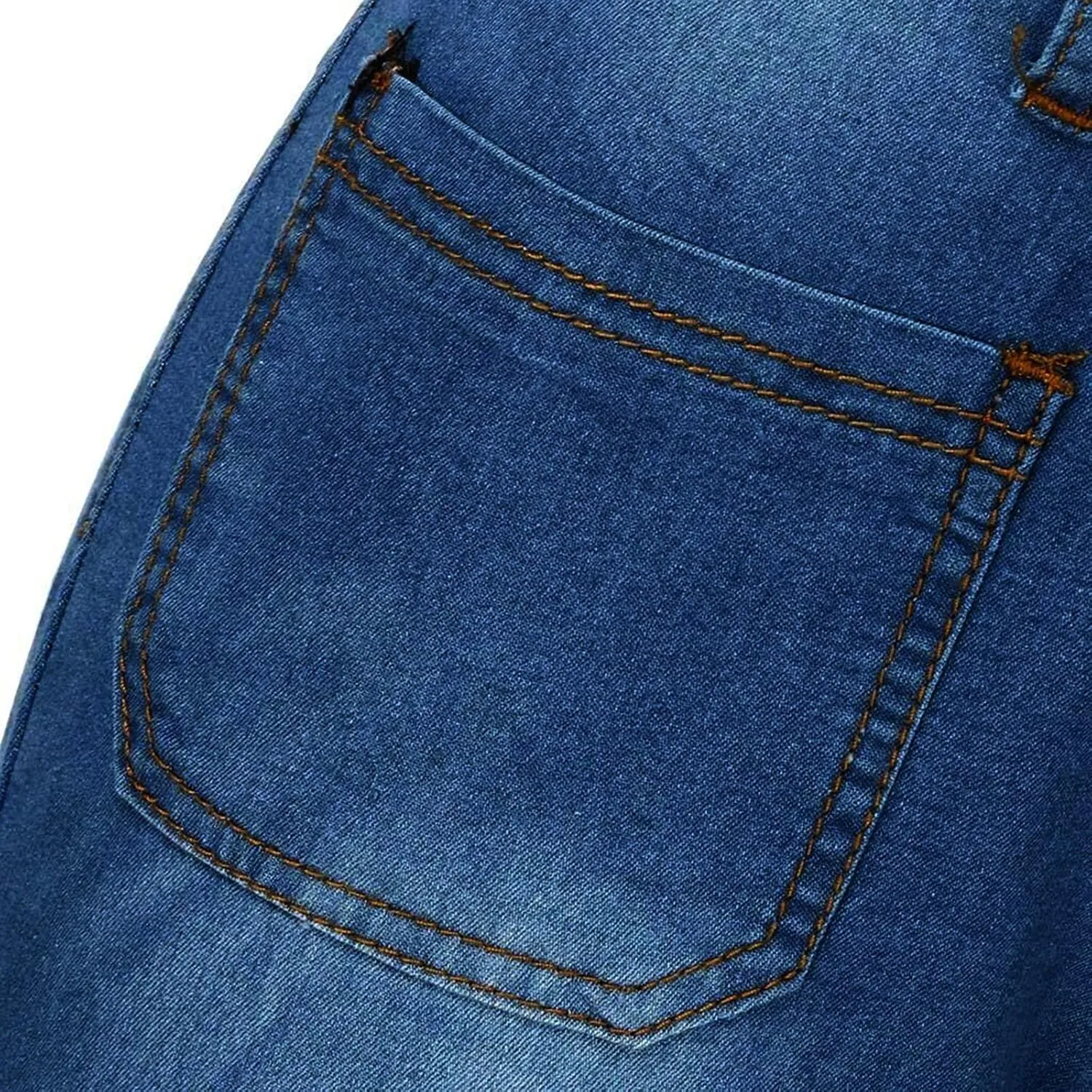 Jeans for Women Trendy Sexy Skinny Jeans High-Rise Stretch Button Comfy Lightweight Flare Denim Pants with Pocket