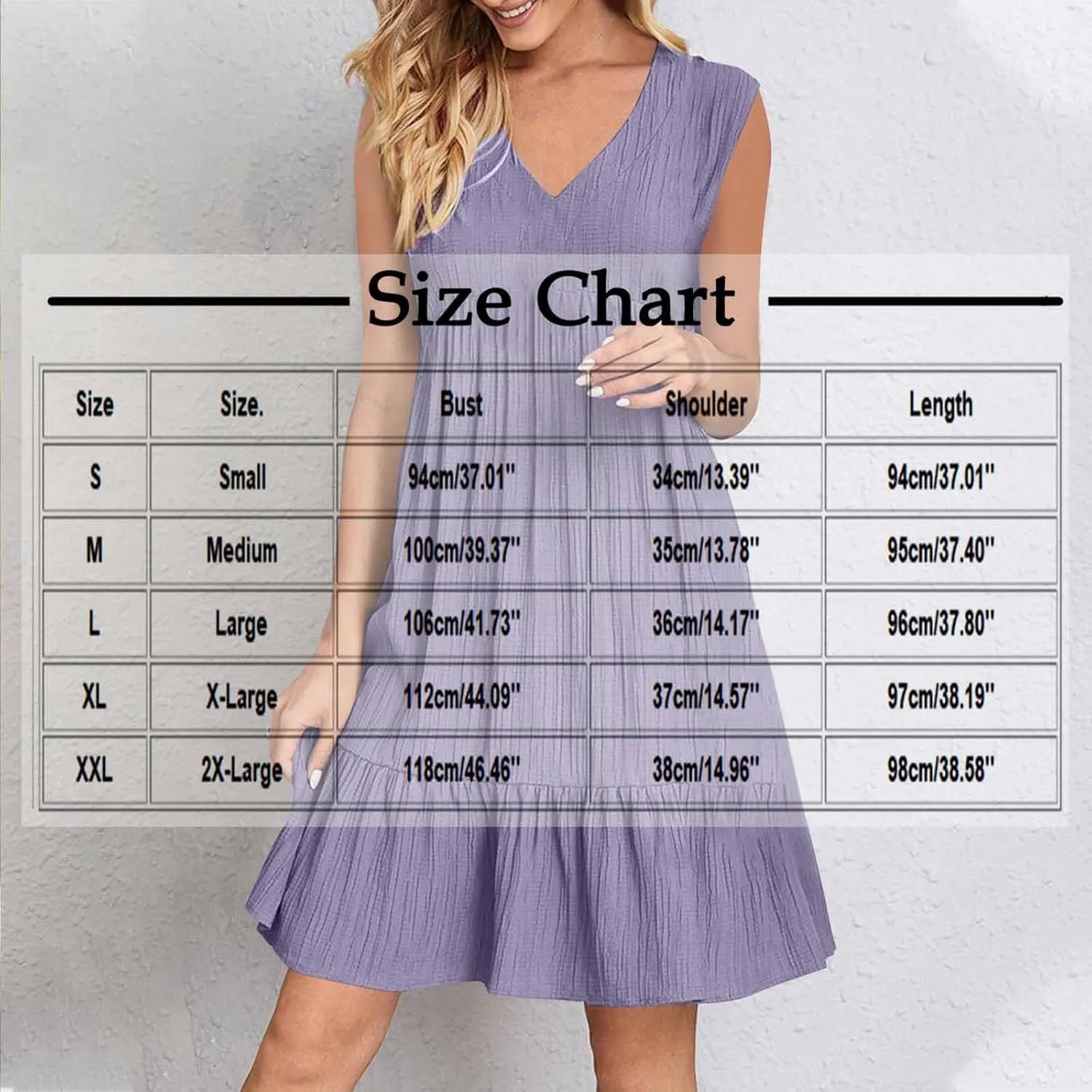 JOAU Summer Dresses for Women 2025 Casual Boho V Neck Sundresses Sleeveless Pleated Tiered Ruffle Beach Vacation Tank Dress