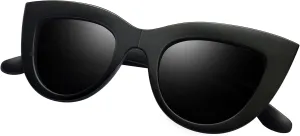 Joopin Polarized Cat Eye Sunglasses for Women, Retro Narrow Pointy Cateye Womens Sun Glasses