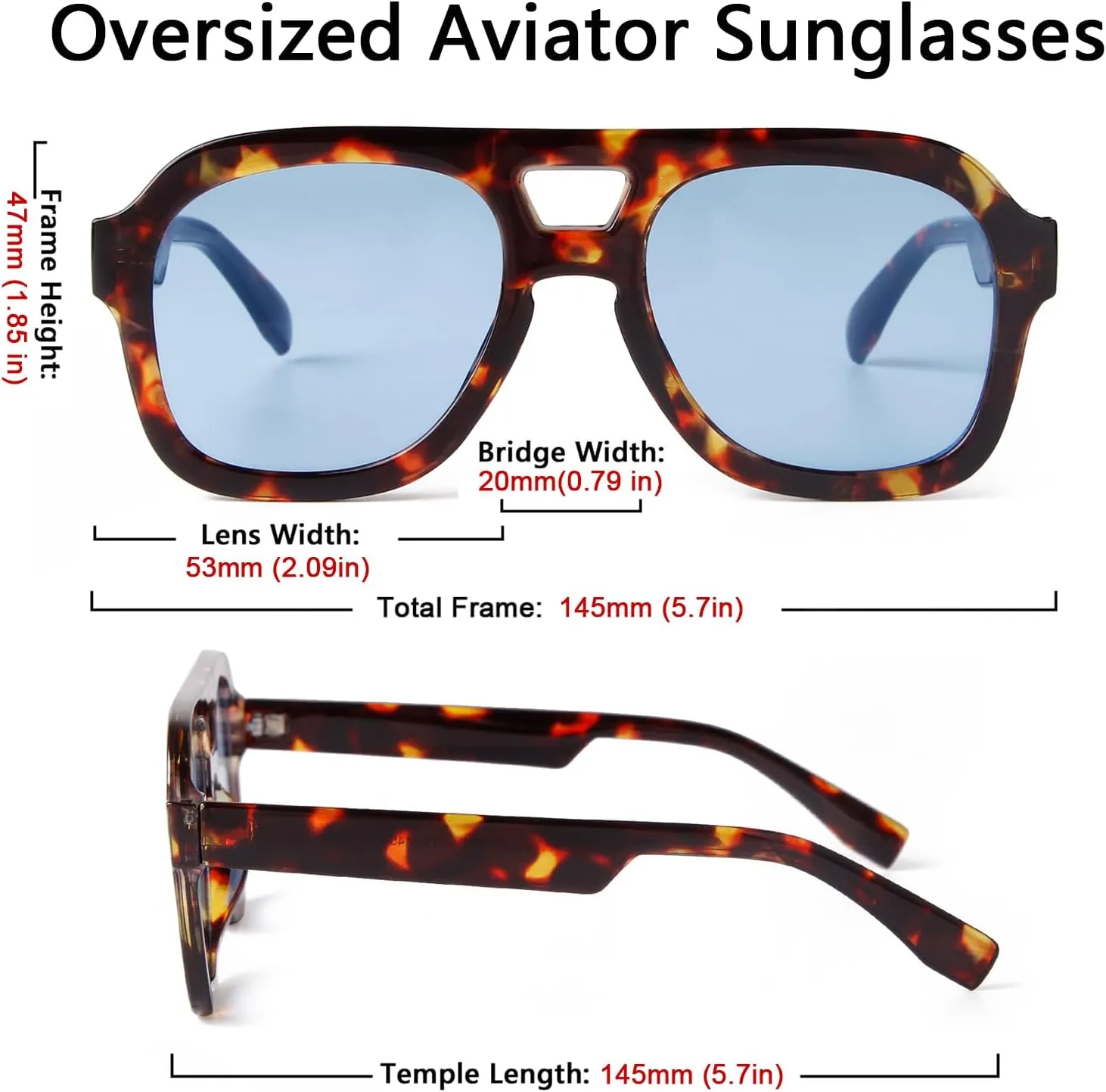JUDOO Retro 70s Square Flat Aviator Sunglasses for Women Men Trendy Rectangle Double Bridge Geometric Sun Glasses Shades