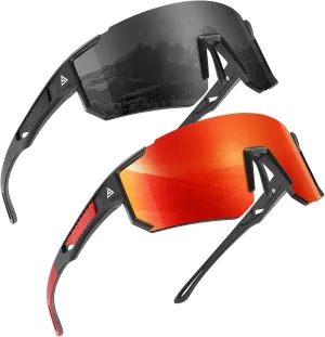 KALIYADI Polarized Kids-Sunglasses Youth Baseball-Sunglasses: Boys Girls Sports Cycling Running Age 3-12 UV400 Protection