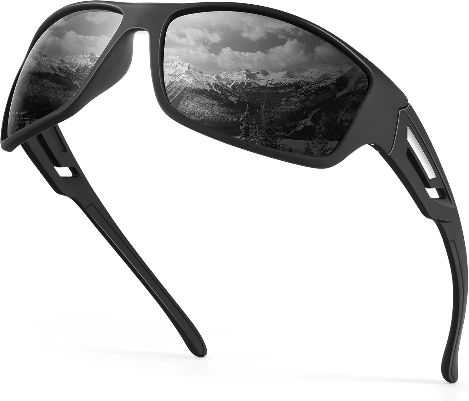 KALIYADI Sunglasses-Men Polarized Sports Sun-glasses: Mens Sunglasses Polarized UV Protection Driving Running Cycling Outdoor