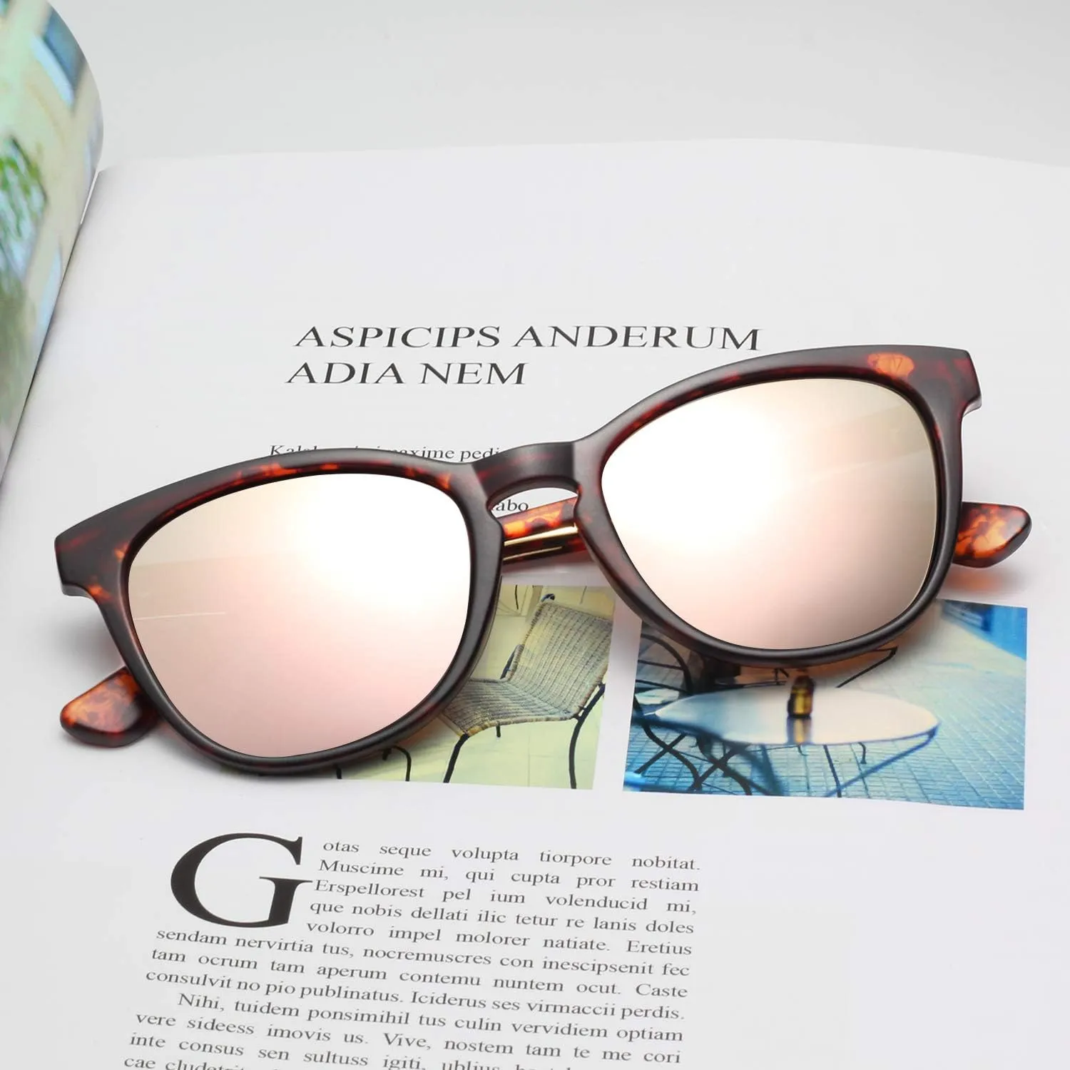 KANASTAL Polarized Sunglasses for Women Men with UV400 Classic Vintage Sun Glasses Women Fashion Trendy Horn Design Shades