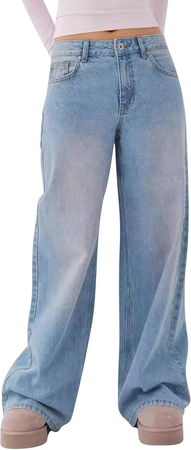 Khaki Flare Pants for Women Bell Bottom Jeans for Women High Waisted Stretch Flare Pants 5 Button Skinny Cut Jean