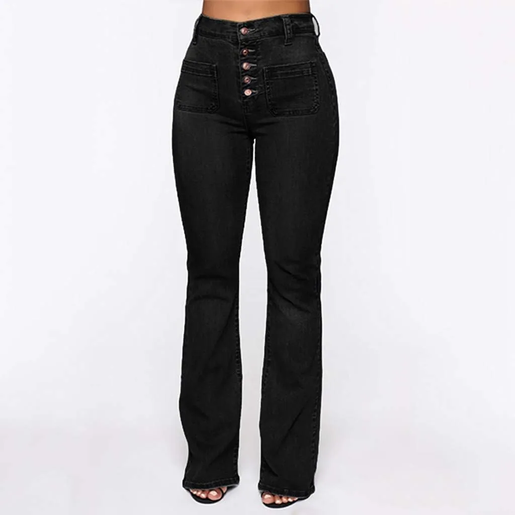 LCMTWX Black Pants for Women Poket Waisted Pants Trousers Up Womens Casual Women's Jeans Black Pants for Women Clothes for