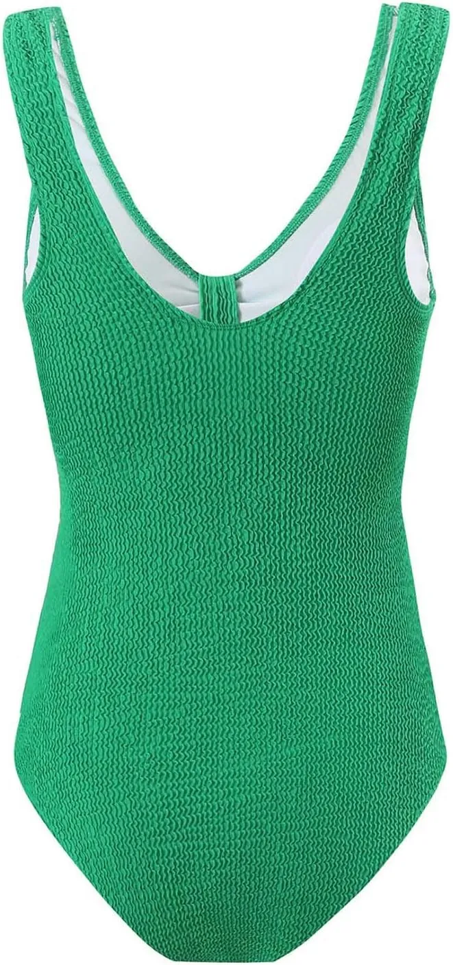 Lmdudan One Piece Swimsuits for Women Sleeveless Backless Modest Bathing Suit Tummy Control Cheeky Beach Swimwear 2025