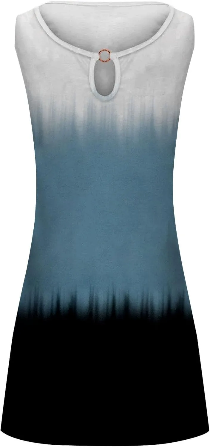 Maxi Sundresdes for Women Sun Dresses for Women 2025 Vacation Beach Casual Summer Sundresses Sleeveless Tank Short