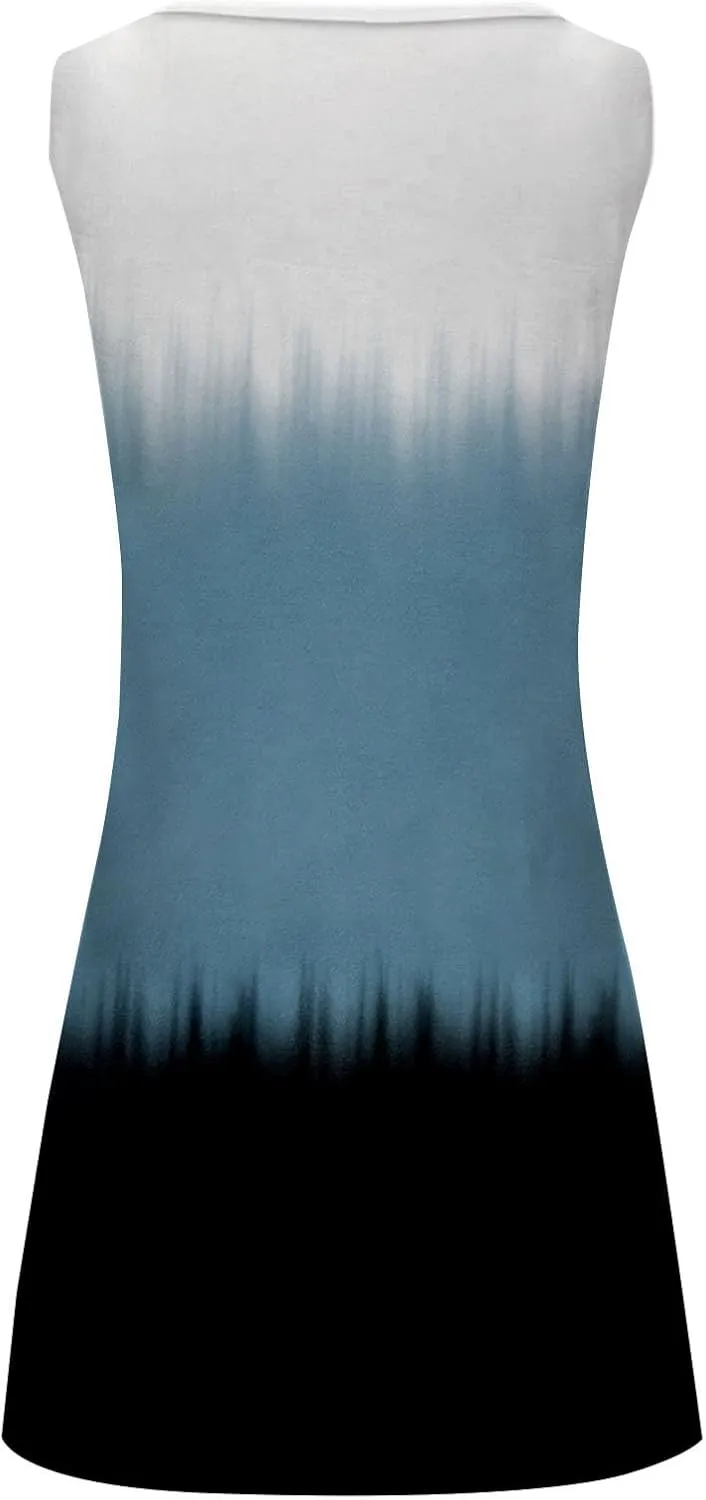 Maxi Sundresdes for Women Sun Dresses for Women 2025 Vacation Beach Casual Summer Sundresses Sleeveless Tank Short