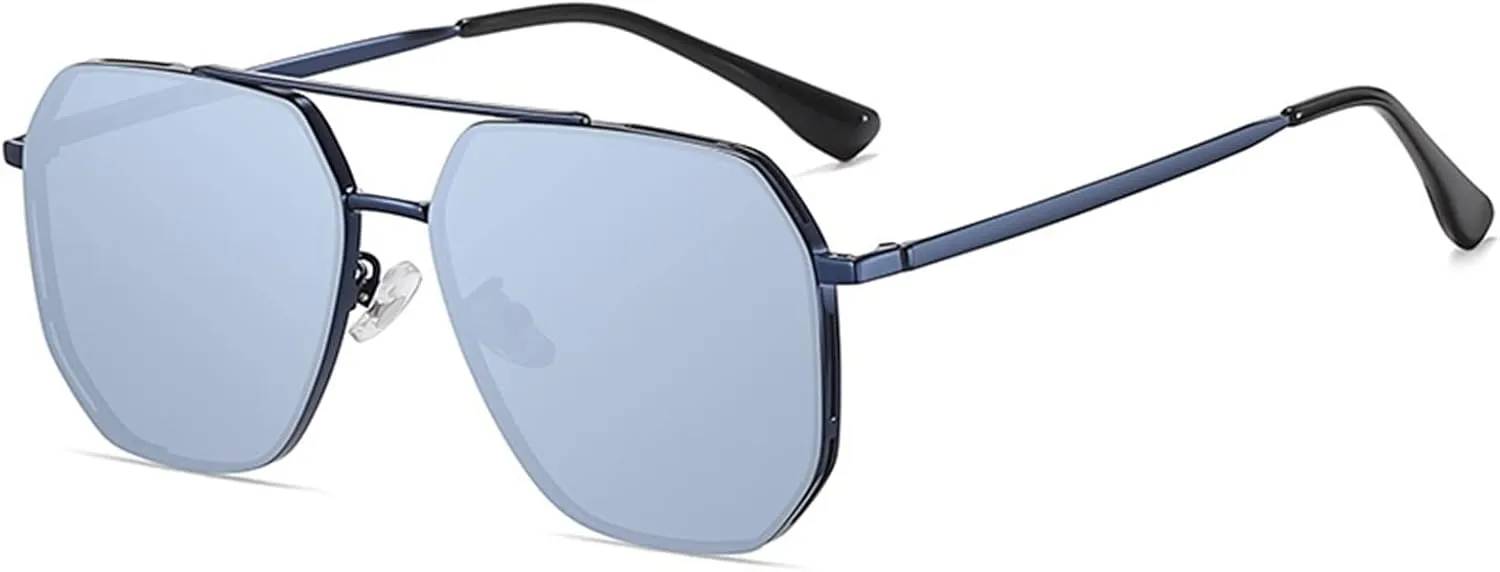 Men's Cycling Metal Polarized Driving Sunglasses Beach Sunglasses (Color : C)