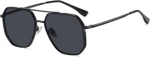 Men's Cycling Metal Polarized Driving Sunglasses Beach Sunglasses (Color : C)
