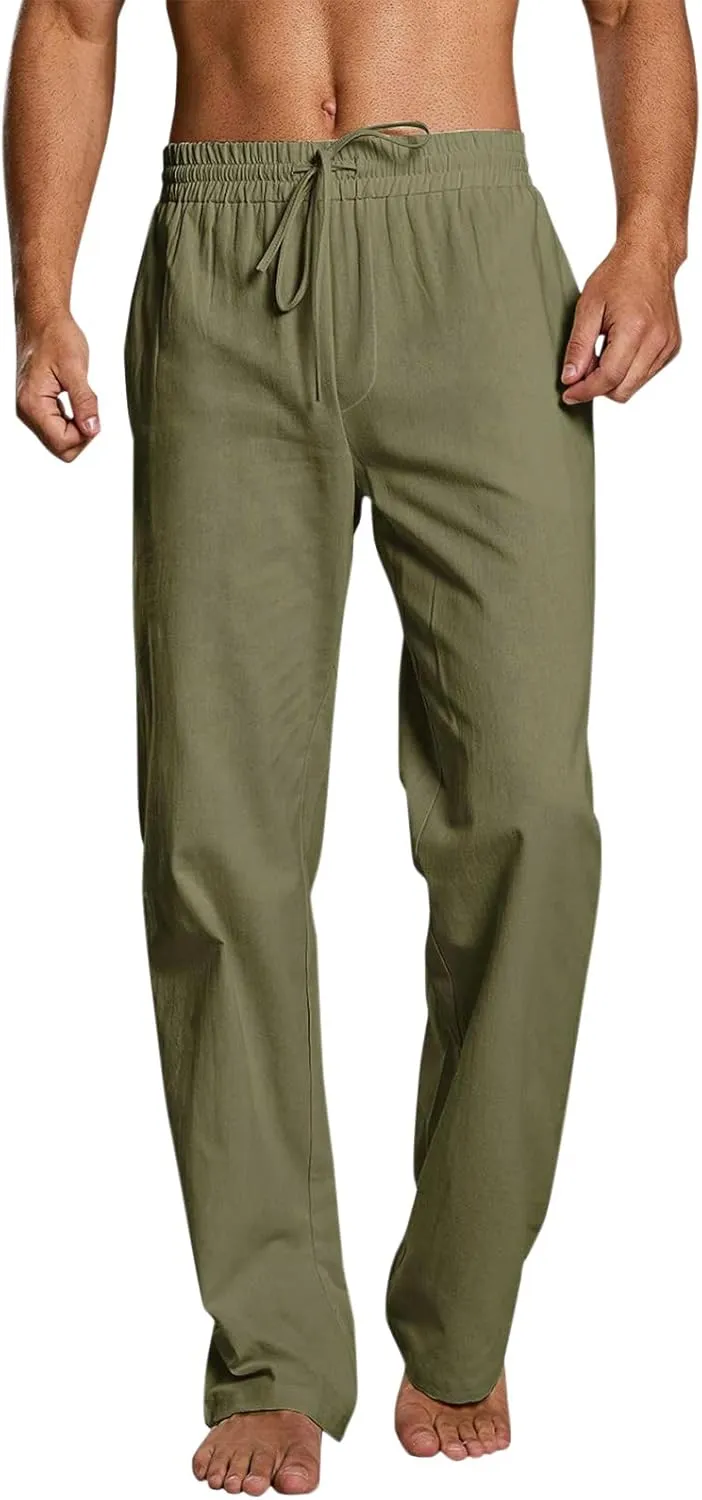 Mens Fashion Joggers Sports Pants Casual Cotton Cargo Pants Gym Sweatpants Trousers Mens Long Slim Fit Pant