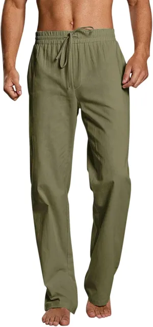 Mens Fashion Joggers Sports Pants Casual Cotton Cargo Pants Gym Sweatpants Trousers Mens Long Slim Fit Pant