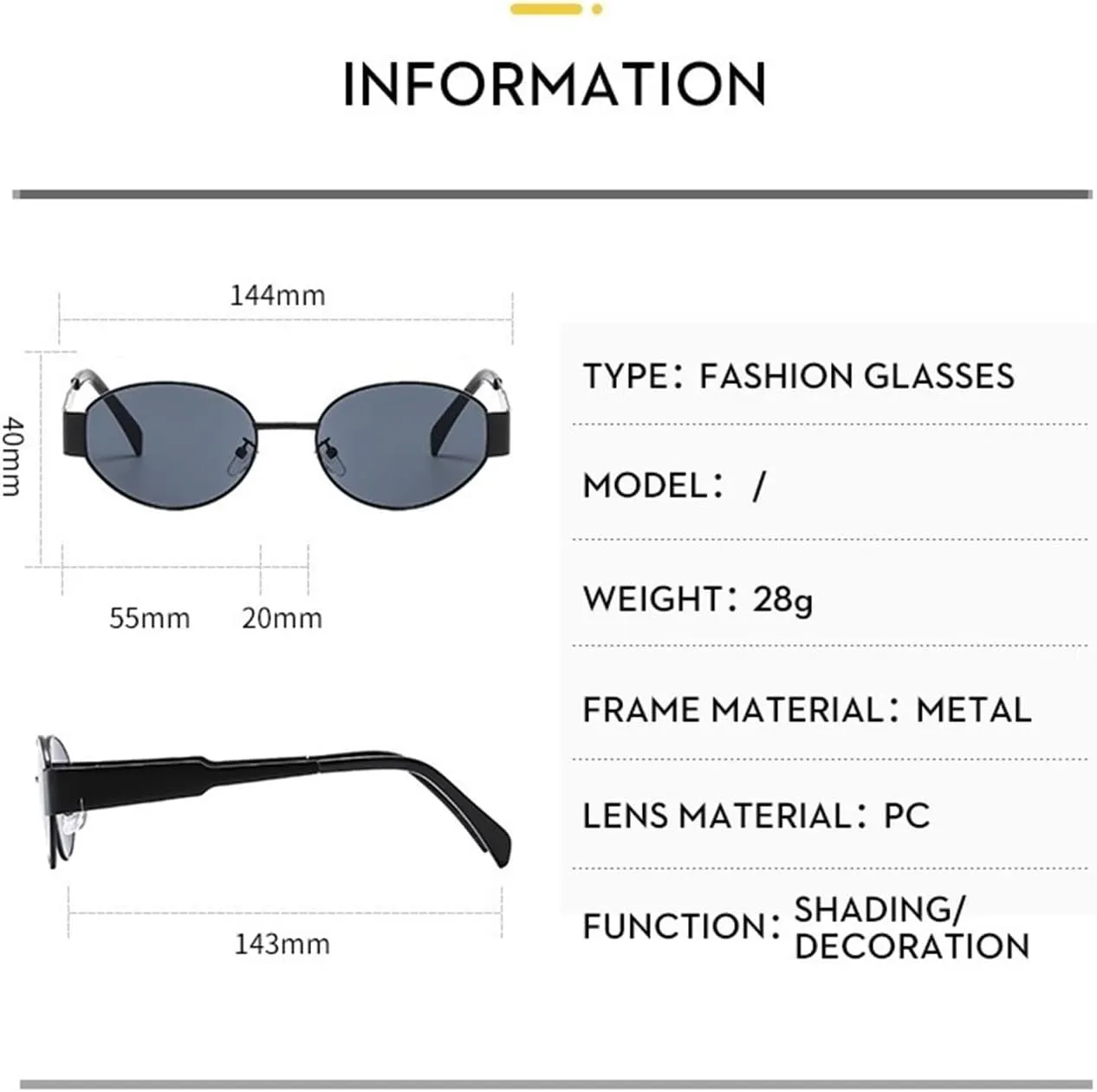 Metal Small Frame Men Sunglasses Vacation Outdoor Women Shopping Sun Glasses