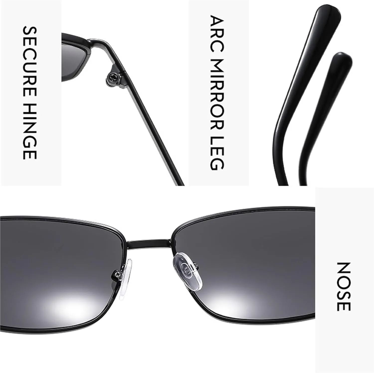 Metal Trend Men Sunglasses Outdoor Vacation Shopping Women Sun Glasses