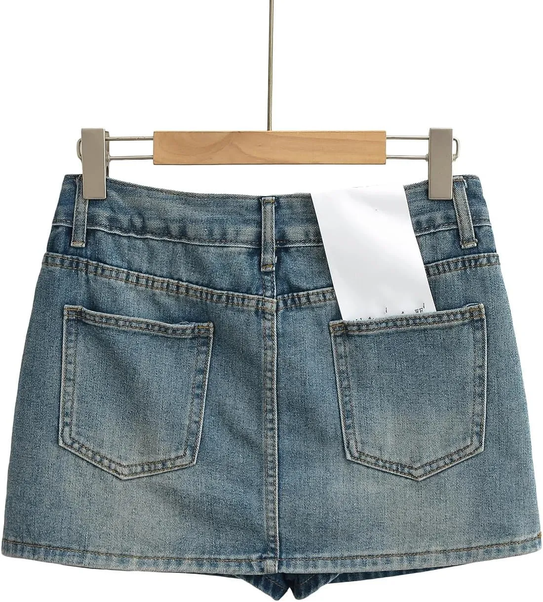 Mini Denim Skirt for Women Summer Black High Waisted Distressed Pencil Jeans Short Skirts