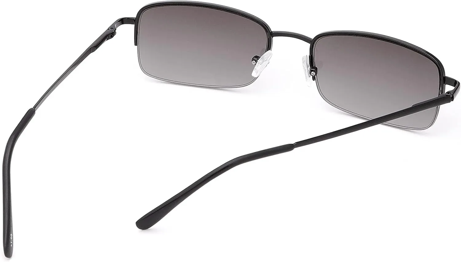 MIRYEA Full Lens Reading Glasses Spring Hinge UV400 Protection Sunglasses Blue Light Blocking Sun Readers for Men and Women