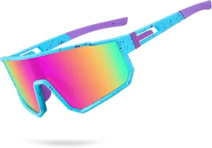MVPTGRS Youth Baseball Sunglasses for Boys Girls Age 8-14 TR90 Frame Kids Sport Sunglasses for Softball Cycling Baseball Golf