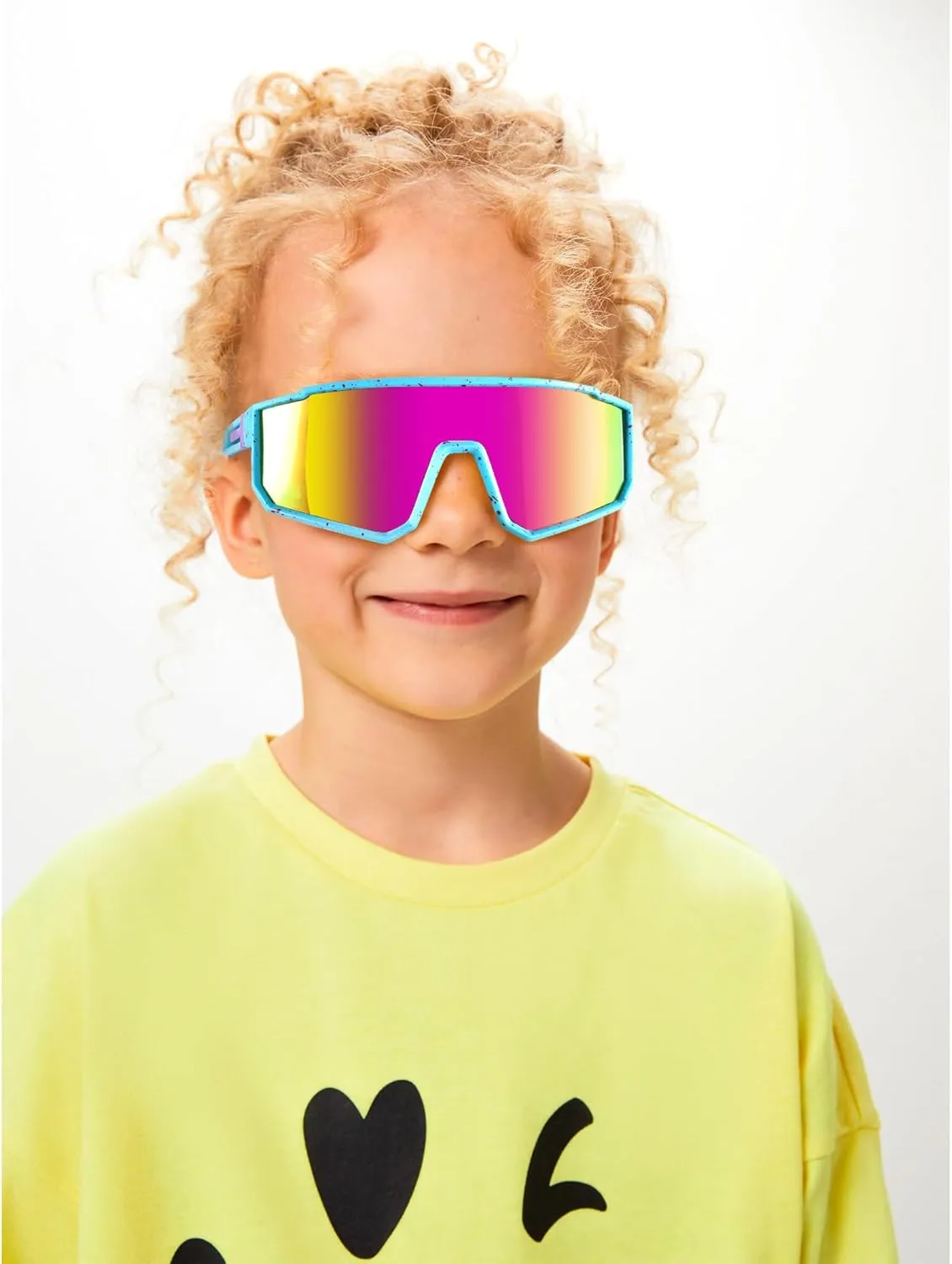 MVPTGRS Youth Baseball Sunglasses for Boys Girls Age 8-14 TR90 Frame Kids Sport Sunglasses for Softball Cycling Baseball Golf