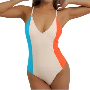 One Piece Swimsuit for Women 2025 High Waisted Bikini Sets Slimming Swimsuits Sexy Backless Bodysuit Bathing Suits