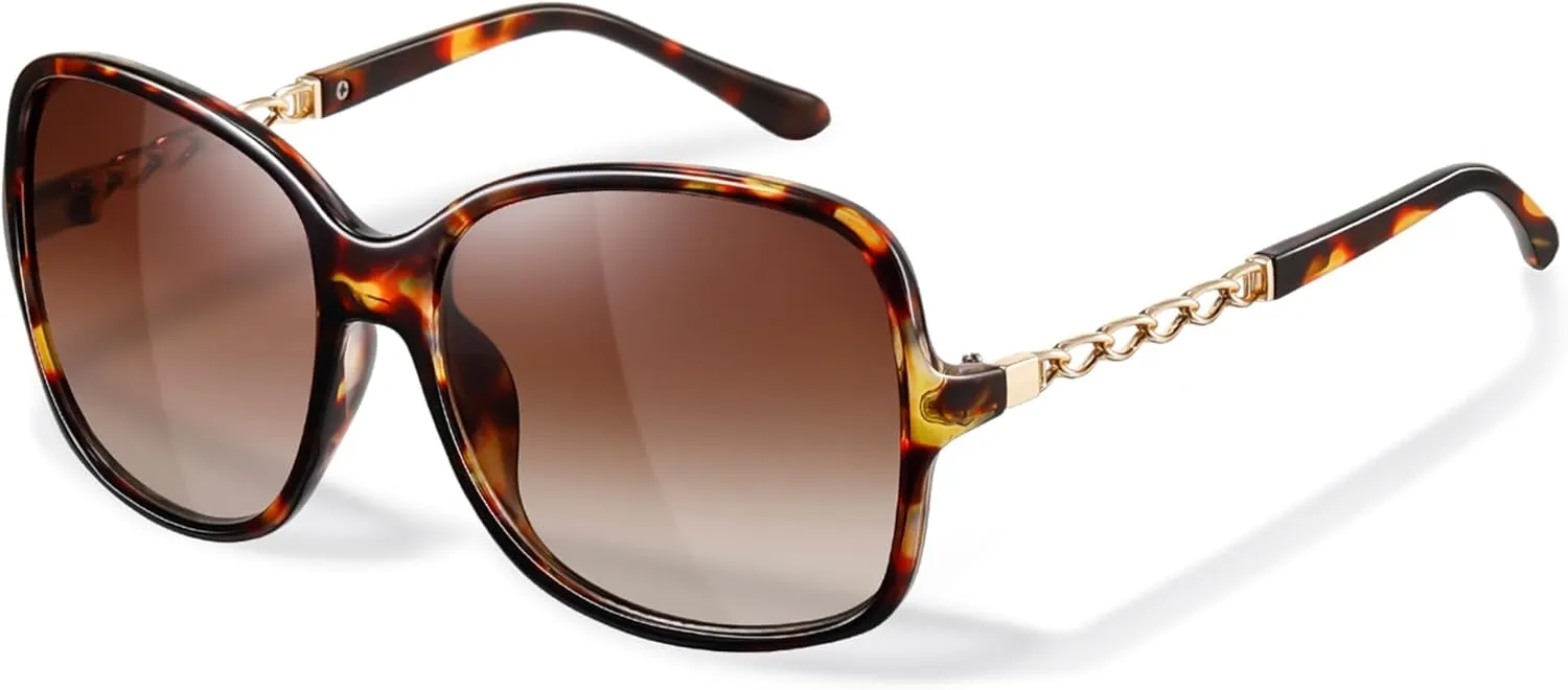 Oversized Sunglasses Womens Trendy Big Square Large Frame Sun Glasses Ladies Shades UV Protection CL144