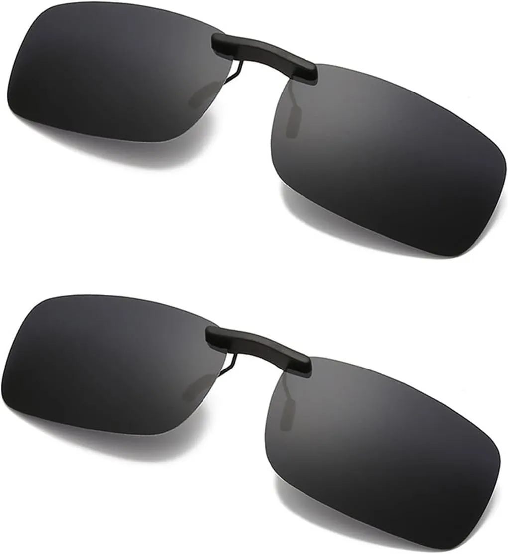 Polarized Clip Sunglasses for Prescription Eyeglasses-Clip on Sunglasses