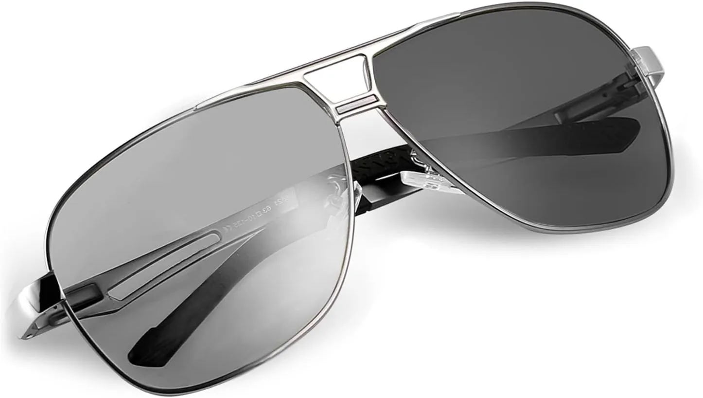 Polarized Photochromic Sunglasses For Men And Women Night Vision Glasses For Driving Cycling UV400 Transition Shades