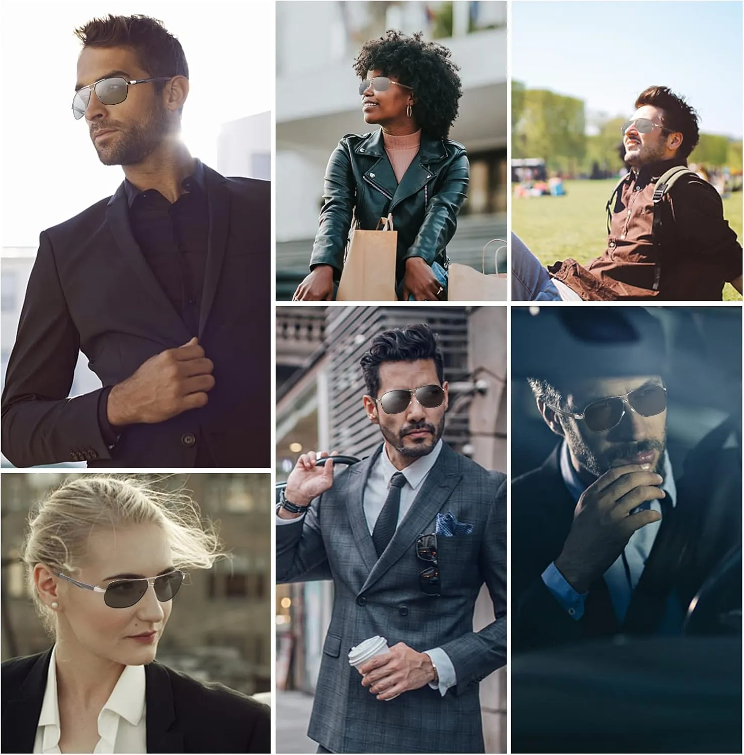 Polarized Photochromic Sunglasses For Men And Women Night Vision Glasses For Driving Cycling UV400 Transition Shades