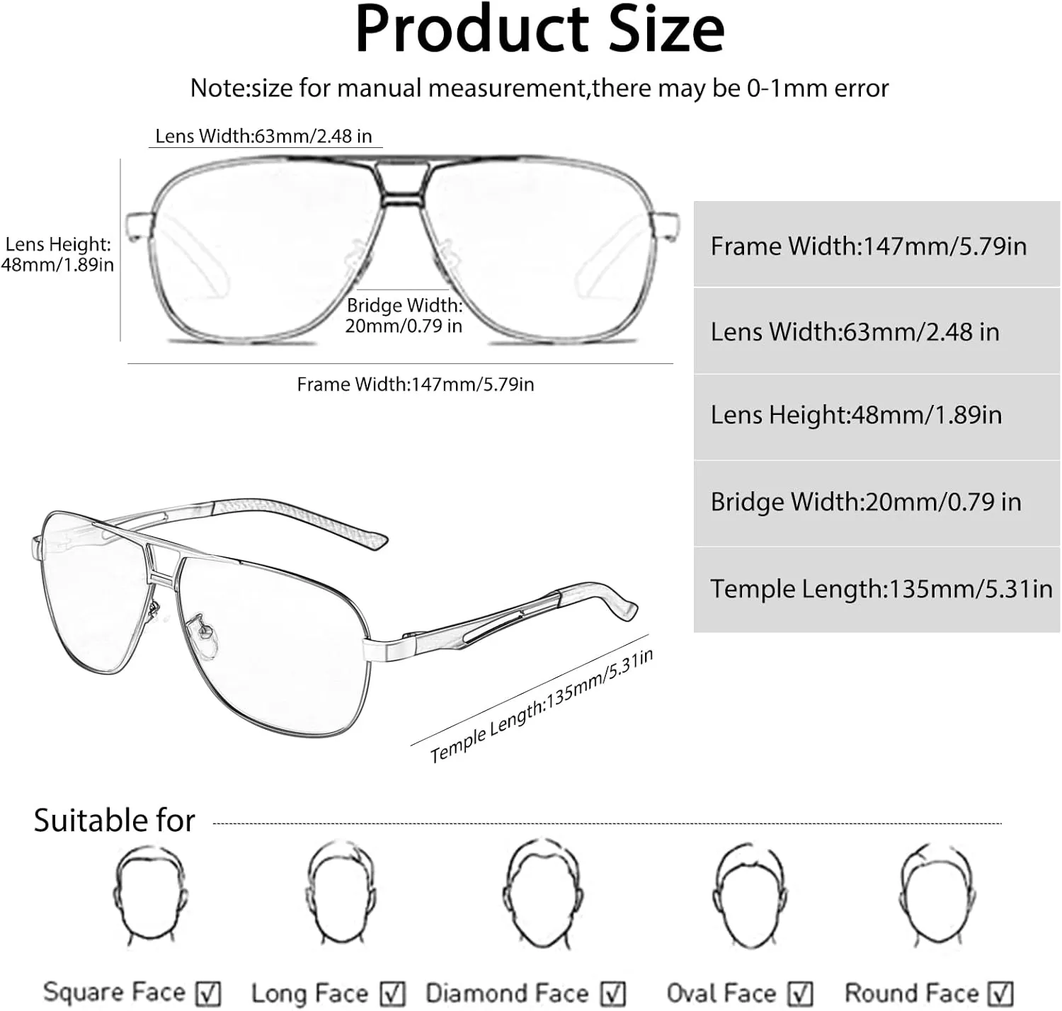 Polarized Photochromic Sunglasses For Men And Women Night Vision Glasses For Driving Cycling UV400 Transition Shades