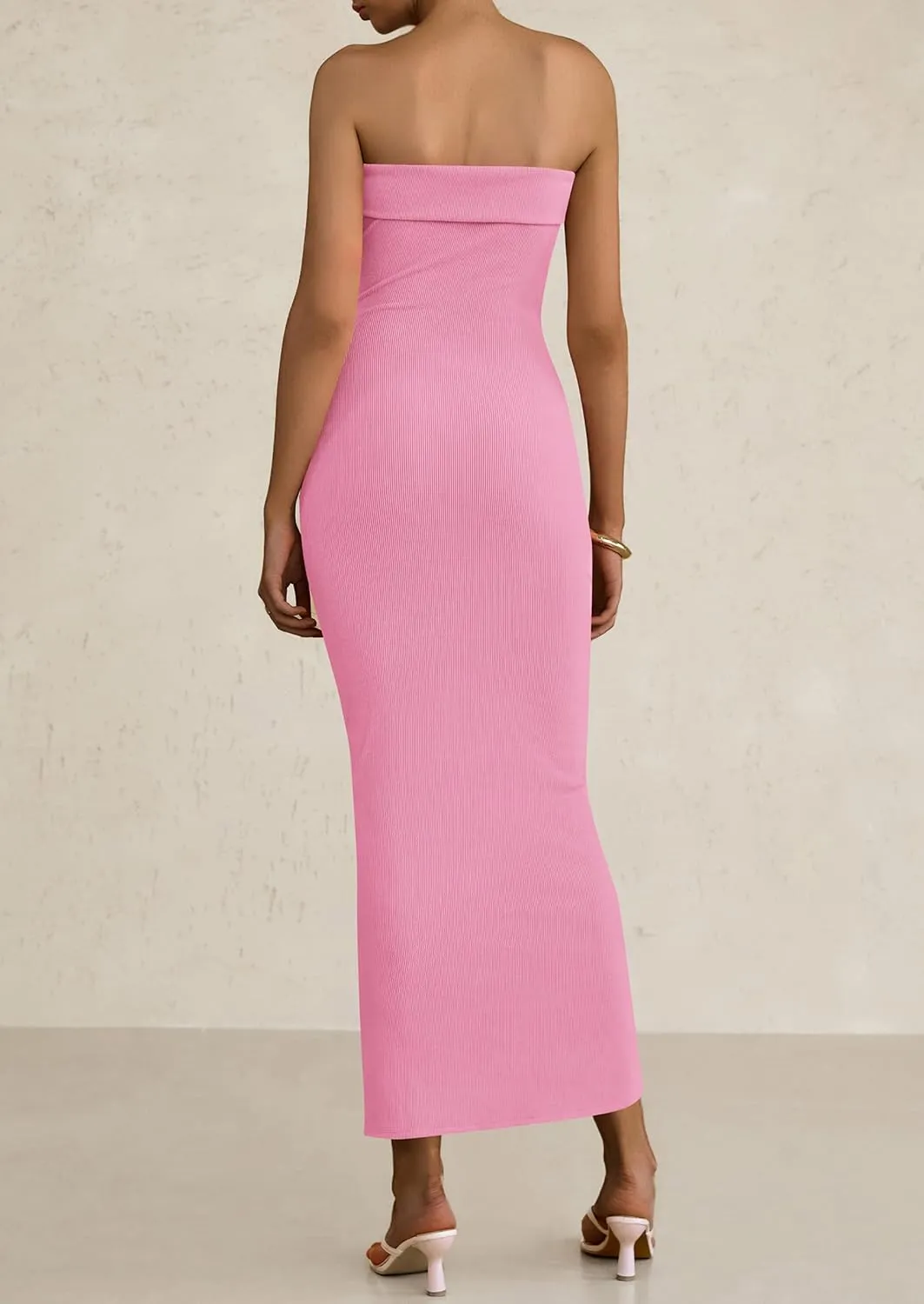 PRETTYGARDEN Women's Off Shoulder Bodycon Dresses 2025 Summer Ruched Asymmetrical High Split Elegant Cocktail Party Dress