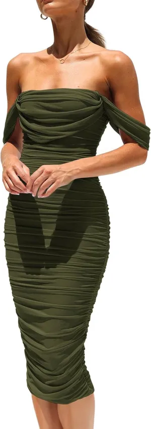 off-the-shoulder dress