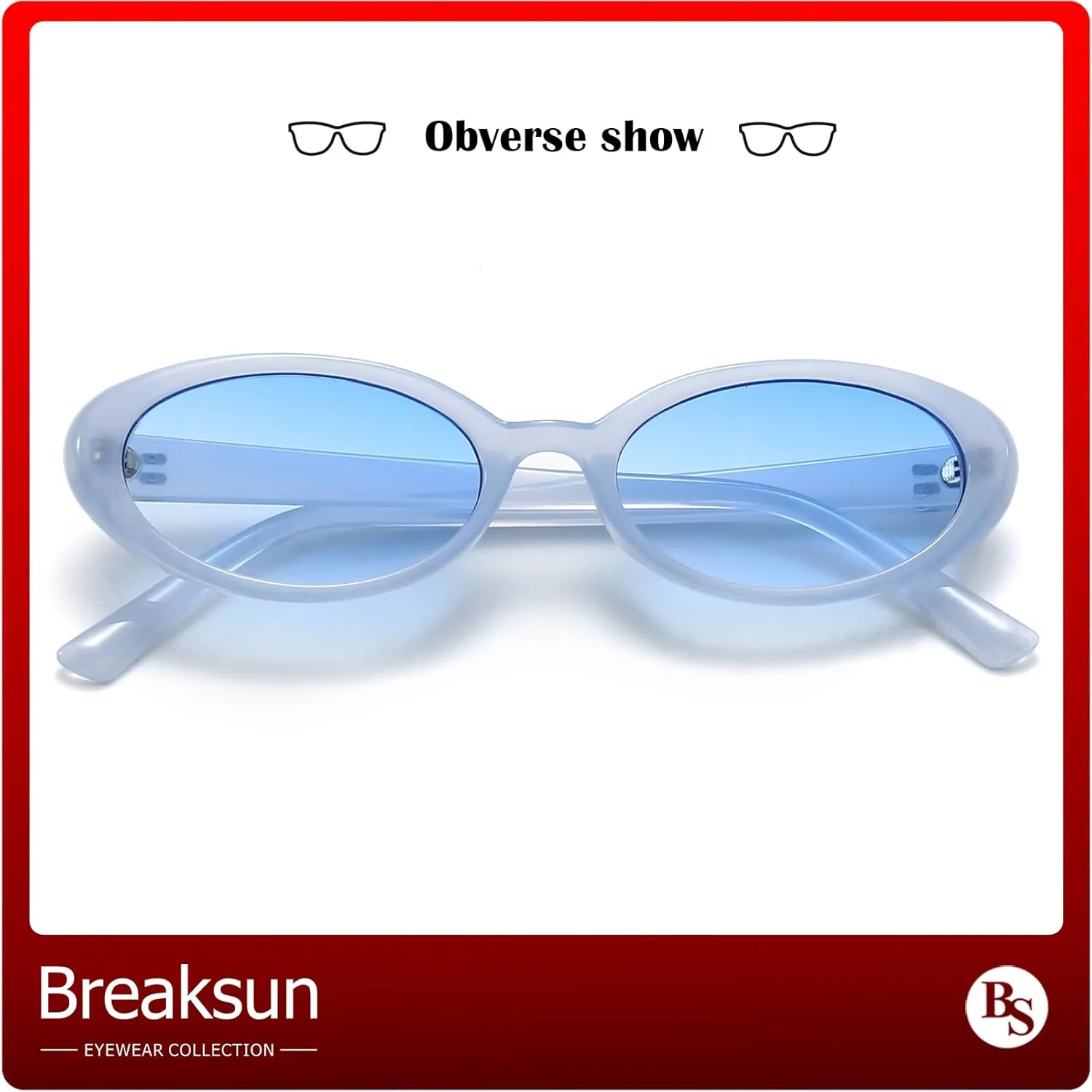 Retro Oval Sunglasses for Women Men Fashion Small Oval Sunglasses 90s Vintage Shades